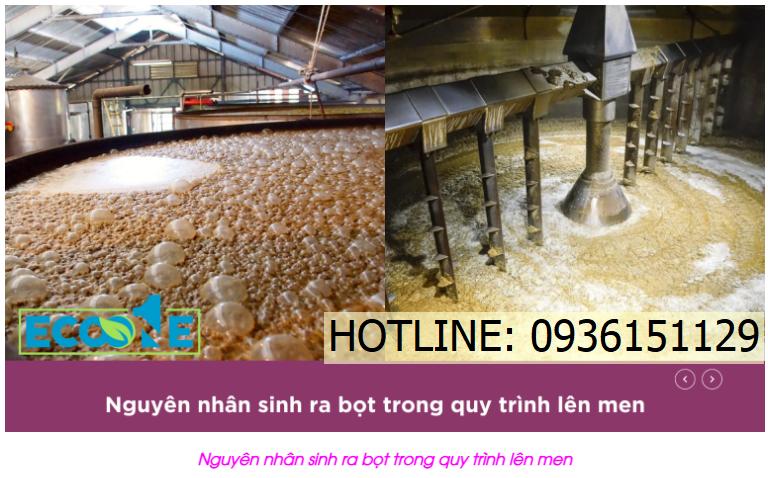 Nguyên nhân sinh ra bọt trong quy trình lên men